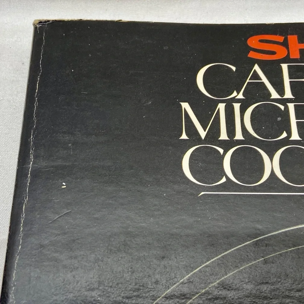 Sharp Carousel Microwave Cook Book + R-4620‎ Operate Manual Vintage USA 1981 GUC